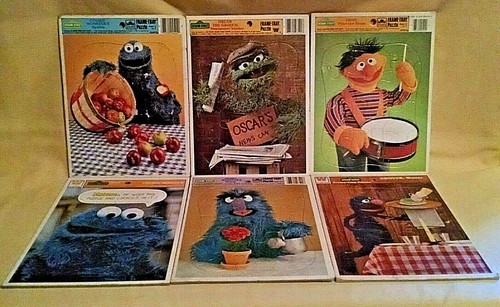 Sesame street puzzle - set, 6