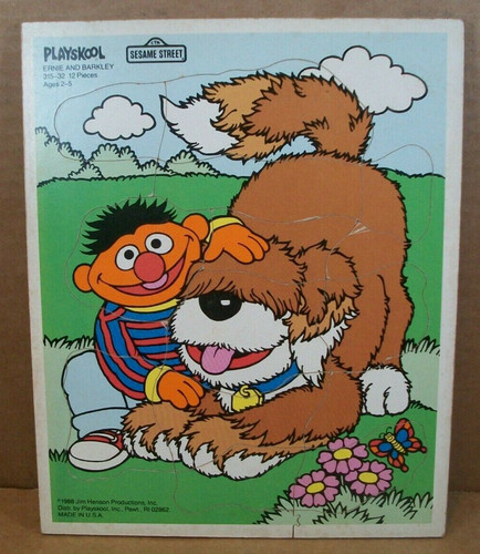 1988 sesame street 12pc - 1988, wood